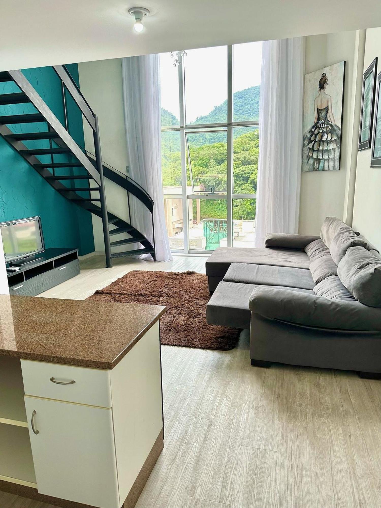 Saint Sebastian Flat 603- Com Hidro! Ate 3 Pessoas, Duplex, No Centro Villa Jaraguá do Sul Dış mekan fotoğraf